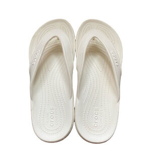CROCS Cream White Comfort Sandals